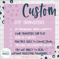 DTF gang sheet transfers, dtf transfers wholesale custom, direct to film transfer ready to press, wholesale dtf transfers, dtf transfers